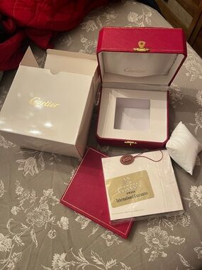 Cartier Red Watch set